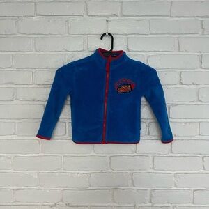 Kids car zip up fleece sweater jacket